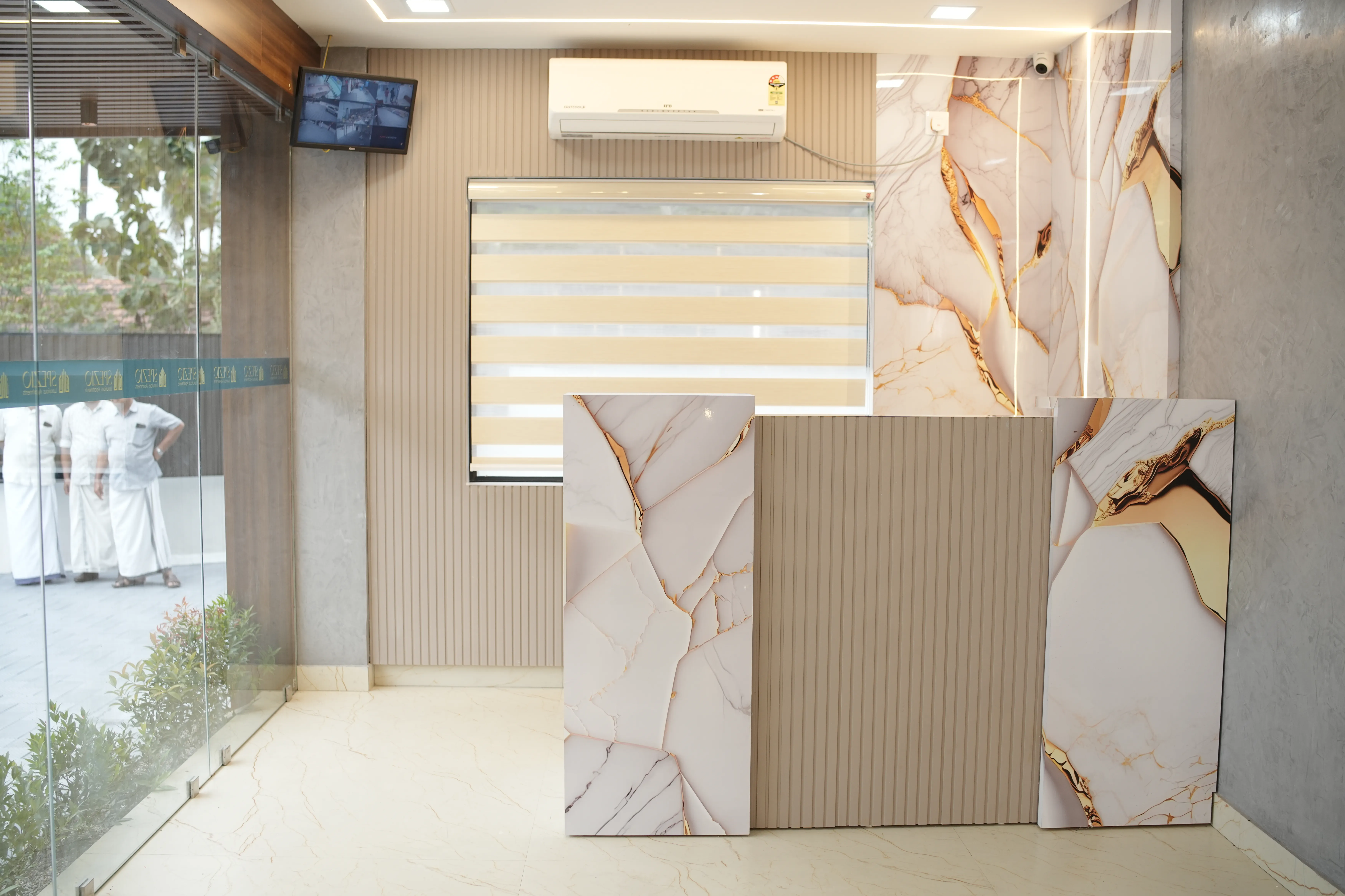 Spezio Apartments reception area service apartment